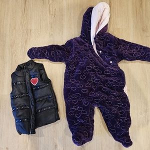 15. FREE SHIPPING girls winter clothes  12 months